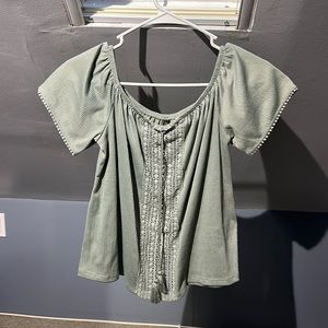 Off the shoulder top